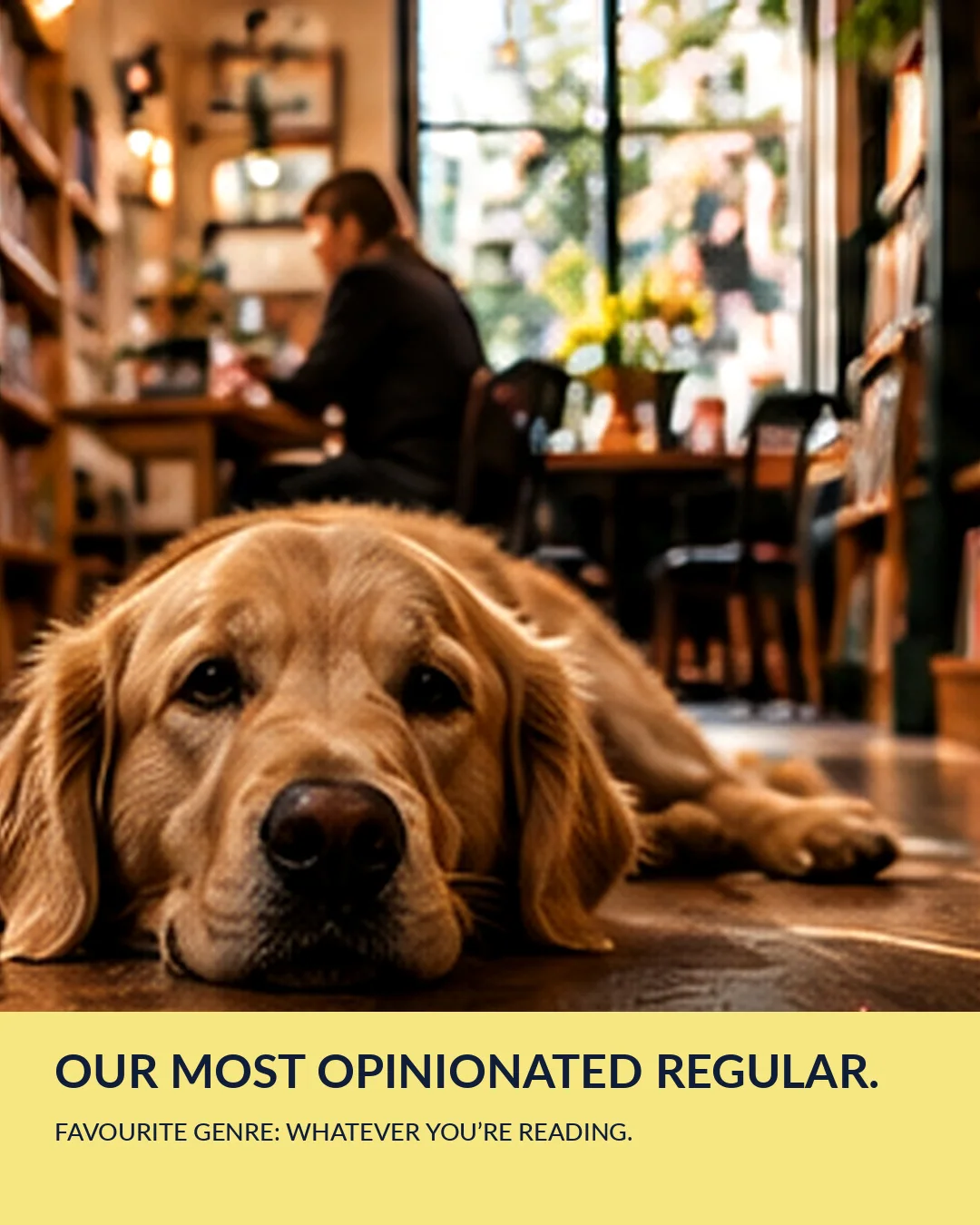 Side Note Instagram concept post 7: The unofficial greeter