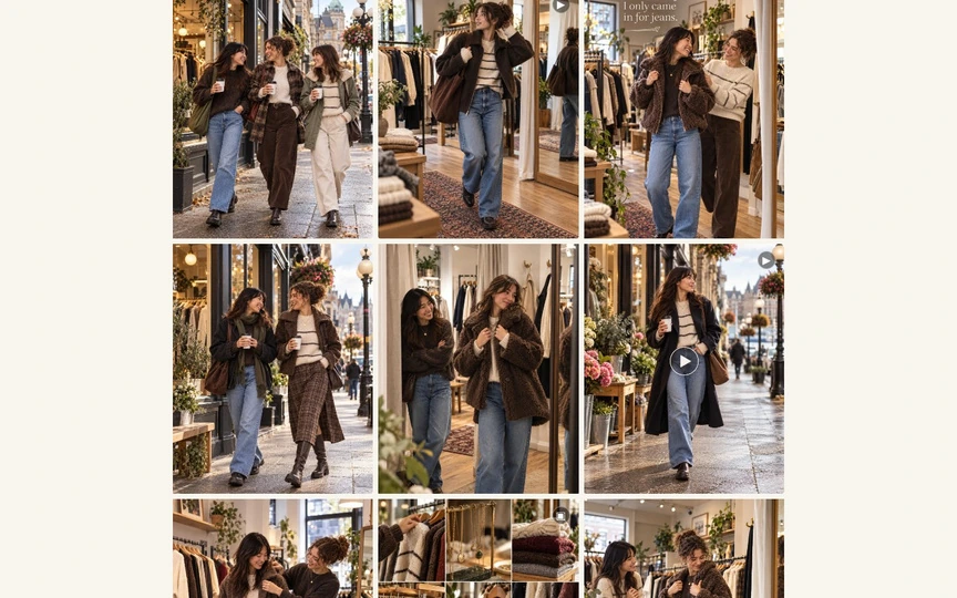 Lark fashion boutique creative concept preview